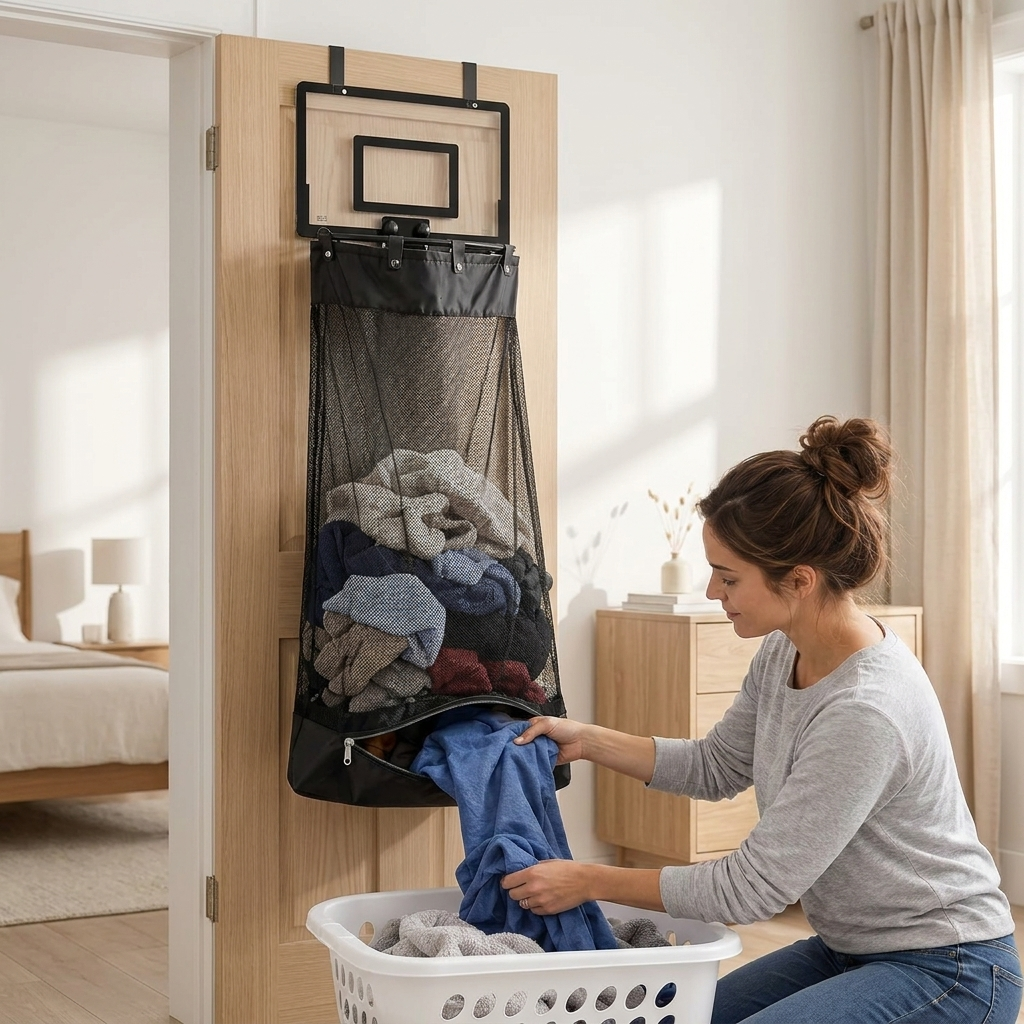 2-in-1 Basketball Laundry Hoop