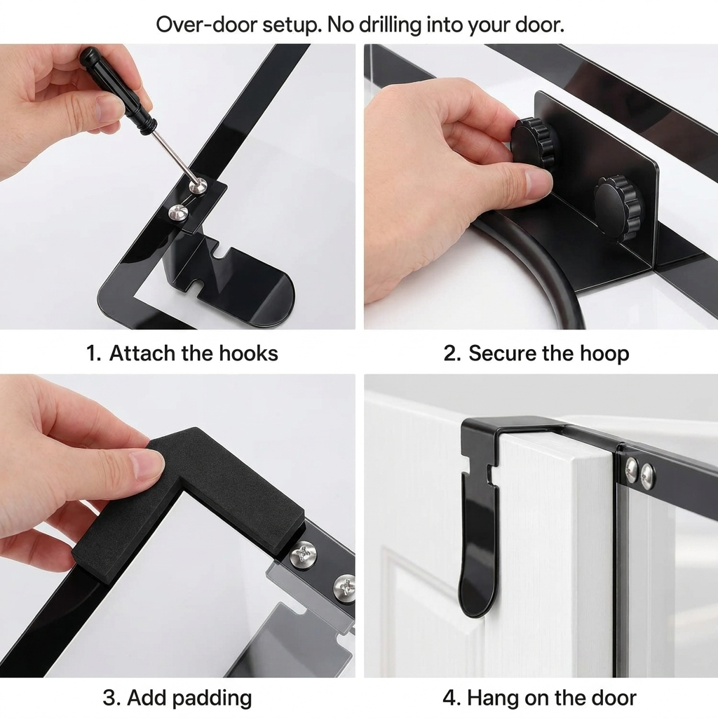 2-in-1 Basketball Laundry Hoop